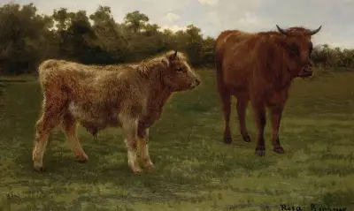 Dwie pasące się krowy, Rosa Bonheur