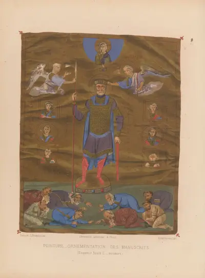 L’Empereur Basile II, minature av Joseph Rose Lemercier