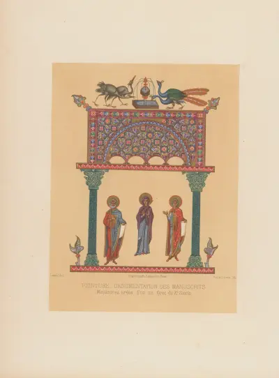 Miniatures tirées d’un ms. Grec du Xe Siècle av Joseph Rose Lemercier