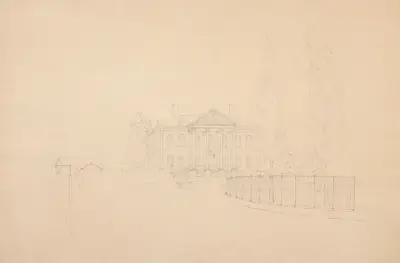 Bowling Green – budova celnice – dříve Government House, 1809 – Nr. 1, John Rubens Smith