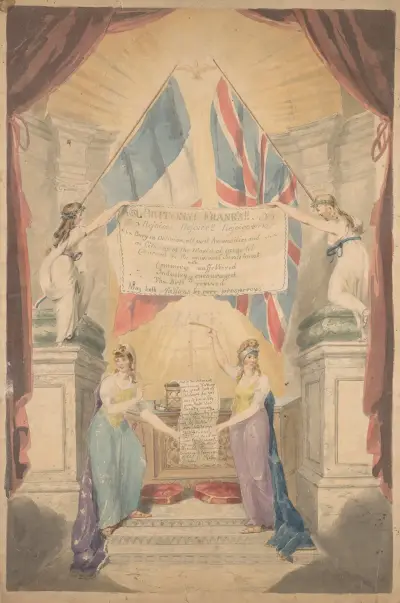 Britové! Frankové!! Radujte se! Radujte se!! Radujte se!, John Rubens Smith