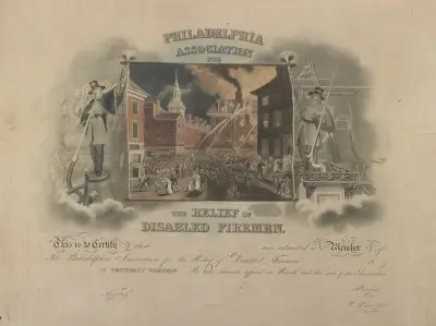 Philadelphia Association for the Relief of Disabled Firemen, 1830 – Nr. 2, John Rubens Smith