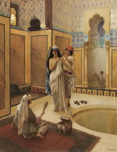 After The Bath von Rudolf Ernst