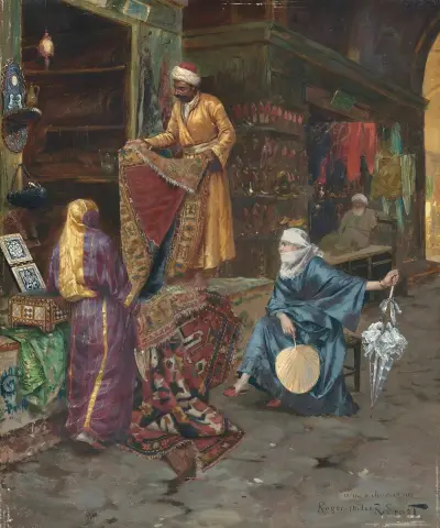The Carpet Seller von Rudolf Ernst