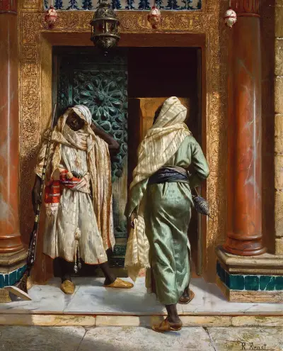 The Dozing Guard von Rudolf Ernst