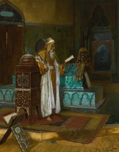 The Tomb Of Sultan Mehmet I von Rudolf Ernst
