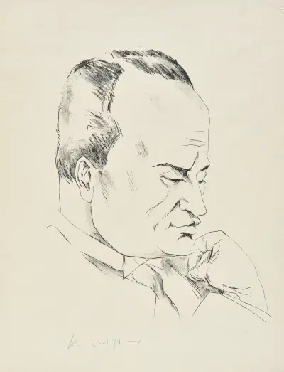 Benito Mussolini von Rudolf Grossmann