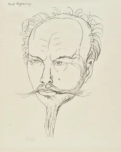 Hermann Graf Keyserling von Rudolf Grossmann
