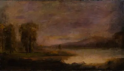 Landscape with Lake, Robert S. Duncanson