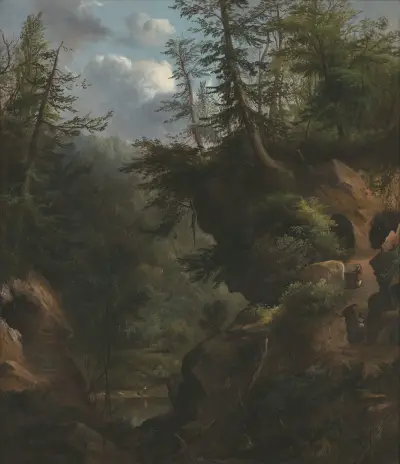 The Caves, Robert S. Duncanson