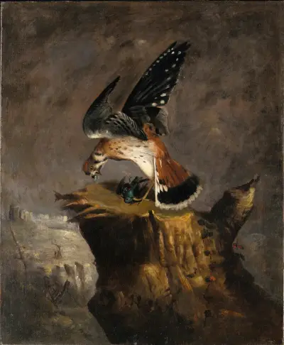 Vulture and Its Prey av Robert S. Duncanson