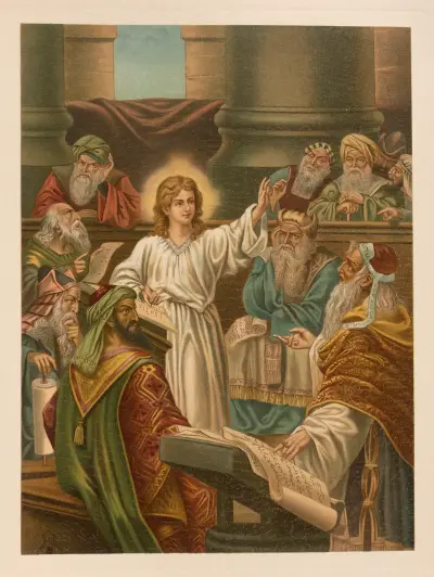 Jezus nauczający w świątyni, Jan Ladislaw Sýkora