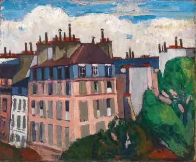 Rooftops, Paris av Henry Lyman Saÿen