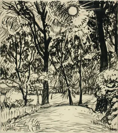 Sun-lit Path av Henry Lyman Saÿen