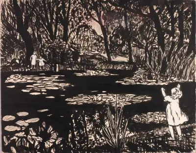 Untitled (Lily Pond) – nr 5 av Henry Lyman Saÿen