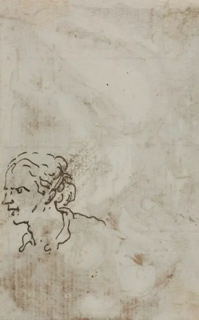 Figurenstudien (verso), 1640 – Nr. 2 von Salvator Rosa