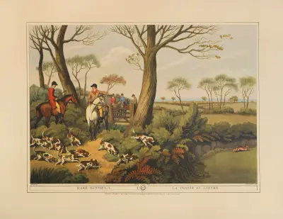 Hasenjagd, 1 von Samuel Howitt