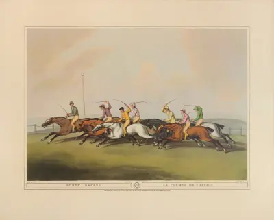 Pferderennen von Samuel Howitt