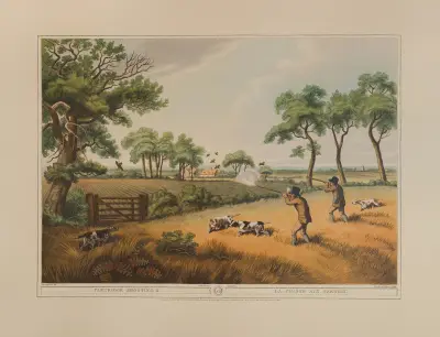 Rebhuhnjagd, 2 von Samuel Howitt