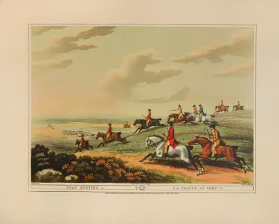 Hirschjagd, 1 von Samuel Howitt