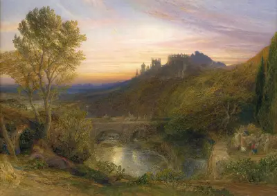 The Towered City von Samuel Palmer