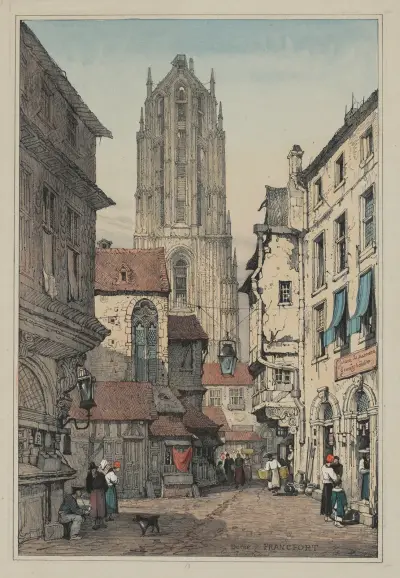 Der Dom in Frankfurt von Samuel Prout