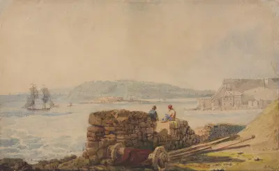 Drakes Insel, Plymouth von Samuel Prout