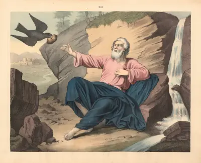 Elijah at the River Crete av Sandberg