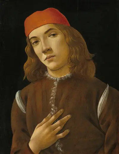 Portrait of a Youth av Sandro Botticelli