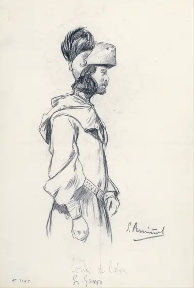 Conde de Cabra. Sr. Garro, Santiago Rusiñol