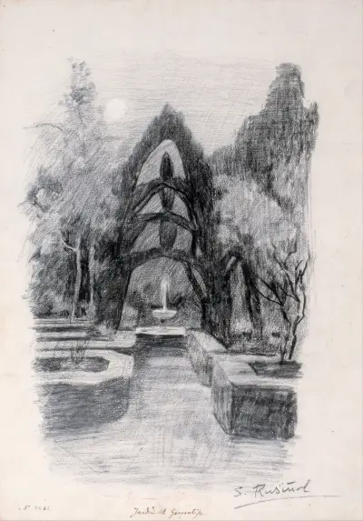 Zahrady Generalife, Santiago Rusiñol
