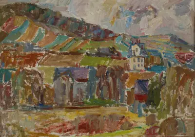 Mountain Village av Sasza Blonder
