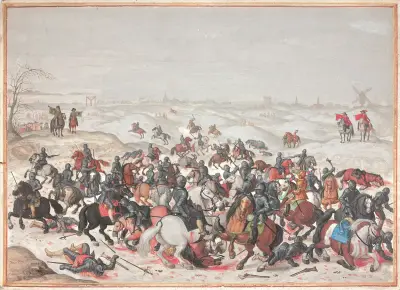 La bataille de Lekkersbeetje, Sebastian Vrancx