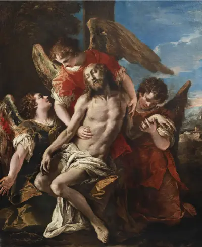 Kristus oplakáván třemi anděly, Sebastiano Ricci