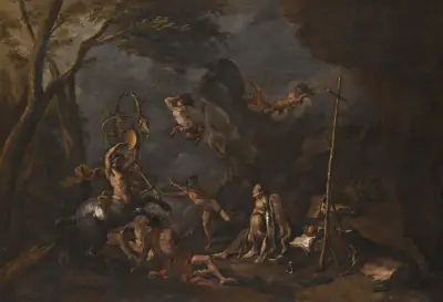 Pokušení svatého Antonína – Nr. 3, Sebastiano Ricci