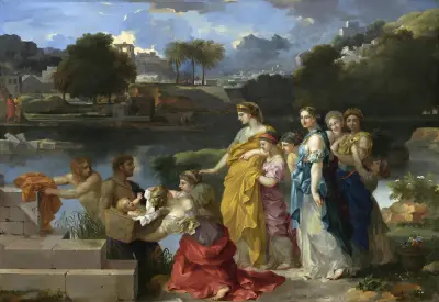 The Finding of Moses, Sébastien Bourdon