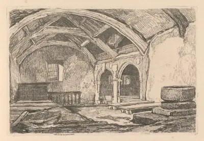 Capel Carrig, Caernarvonshire von John Sell Cotman