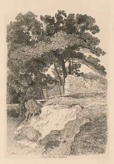 Duncomb Park, Yorkshire; Nr. 5 von John Sell Cotman