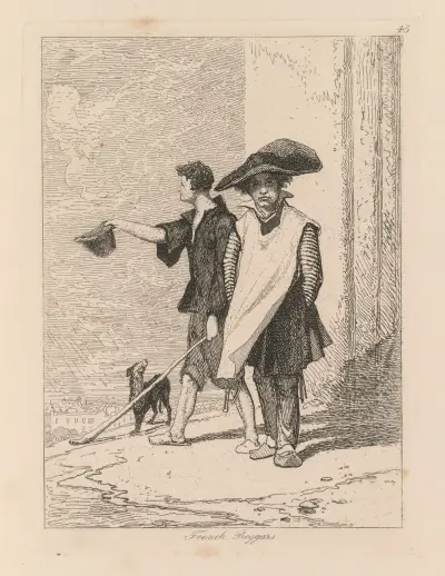 Französische Bettler von John Sell Cotman