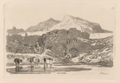 Ansicht in Nordwales von John Sell Cotman