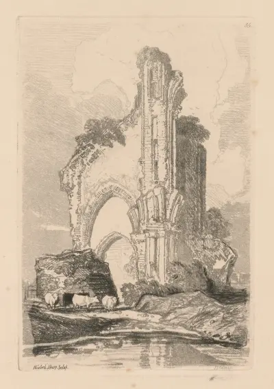 Wenlock Priory, Salop von John Sell Cotman