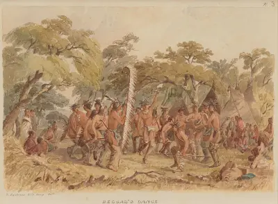 Beggar’s Dance von Seth Eastman