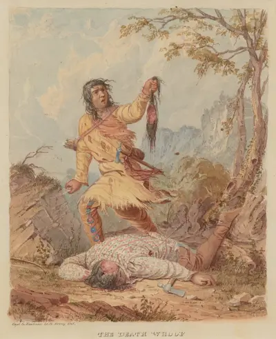 The Death Whoop von Seth Eastman