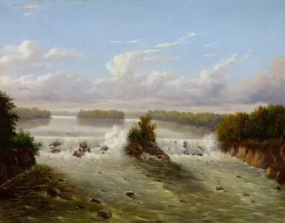 The Falls of St. Anthony av Seth Eastman