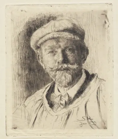 Autoportret, 1899, Peder Severin Krøyer