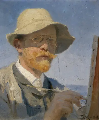 Autoportret, 1888, Peder Severin Krøyer