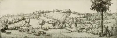 Landscape, Brittany av Donald Shaw MacLaughlan