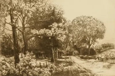 Roadway, Tennessee av Donald Shaw MacLaughlan