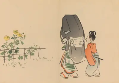 Zeshin iboku tairyūkyo gafu, Pl.09 av Shibata Zeshin