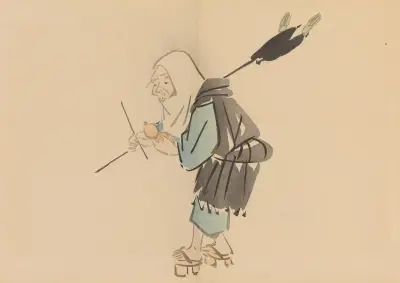 Zeshin iboku tairyūkyo gafu, Pl.11 av Shibata Zeshin